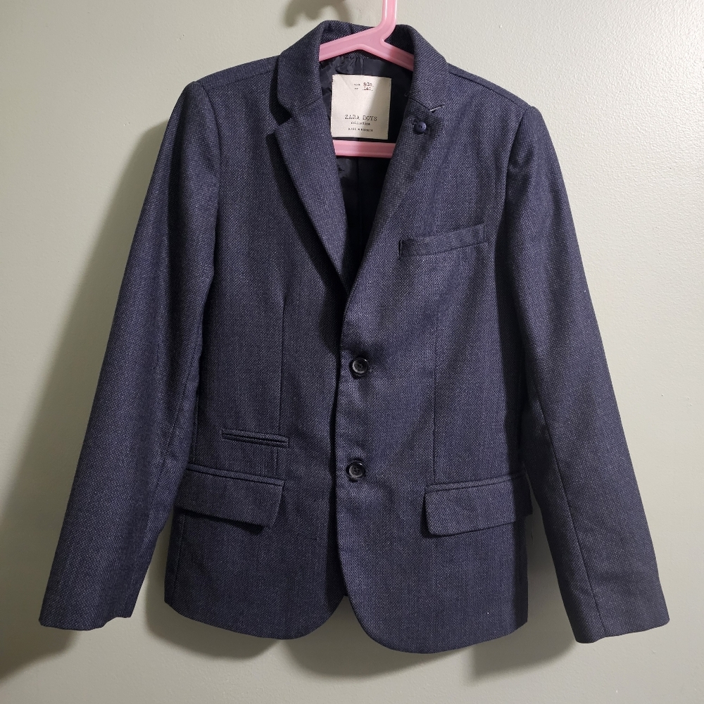 Gray Suit Jacket blazer for Boys by Zara size 9/10